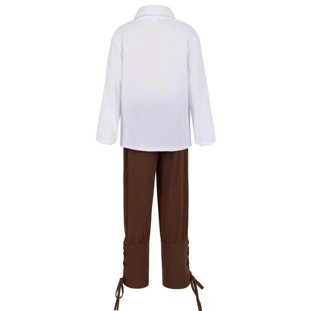 Kids Medieval Pirate Shirt and Cropped Pants Set detail 15