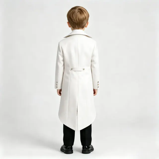 Kids Medieval Renaissance Punk Tailcoat Costume Set detail 2