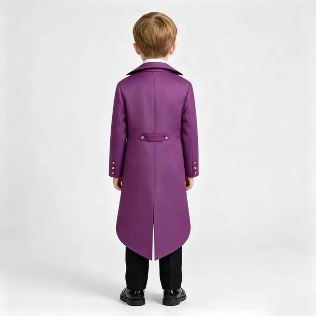 Kids Medieval Renaissance Punk Tailcoat Costume Set detail 15