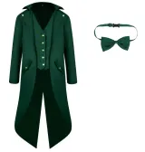 Green Tailcoat with Bow Tie