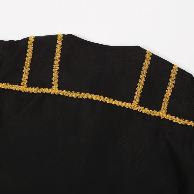 Kids Pirate Captain Cosplay Costume Set for Halloween Stage detail 7