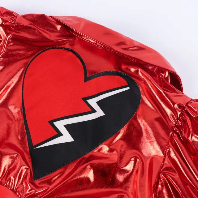Kids Queen of Hearts Cosplay Costume for Halloween detail 14