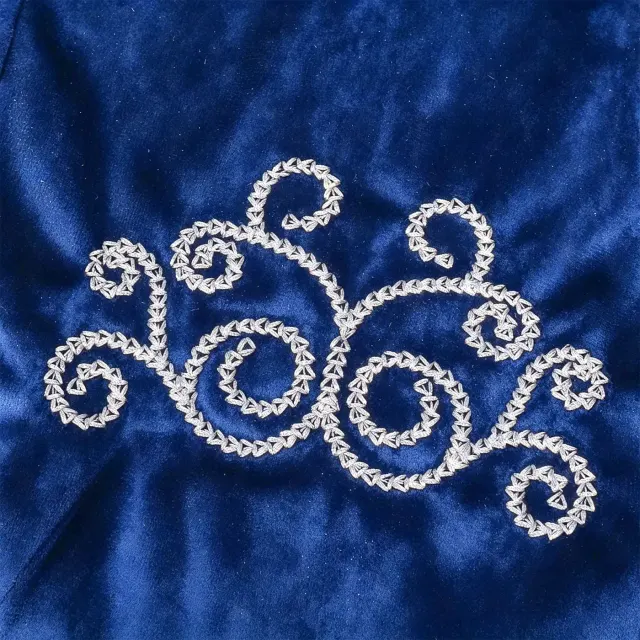 detalle de Disfraz cosplay infantil de frac con ribete plateado de estilo Renacimiento 21