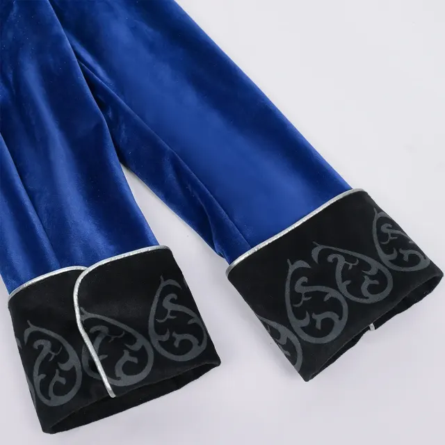 detalle de Disfraz cosplay infantil de frac con ribete plateado de estilo Renacimiento 22