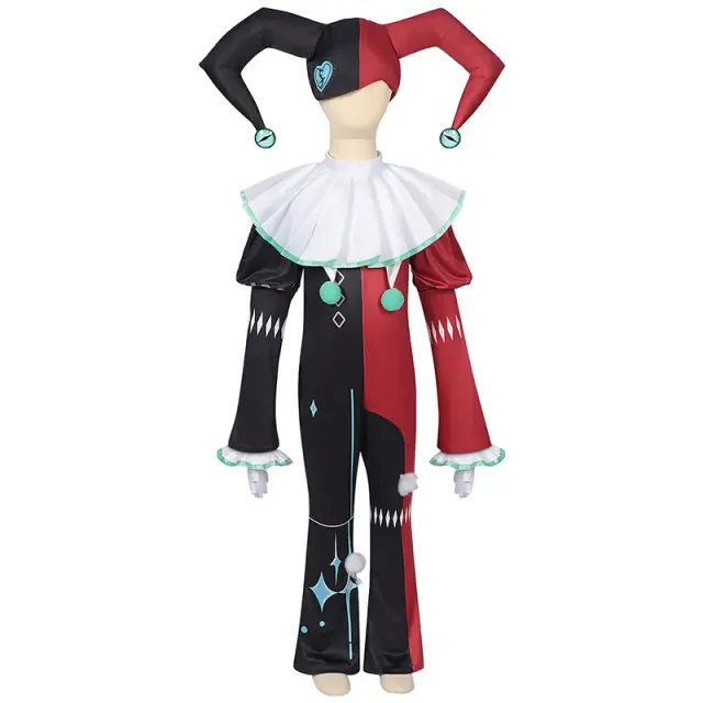 Kids' Wraith Clown Aba Horror Night Cosplay Costume Set detail 1