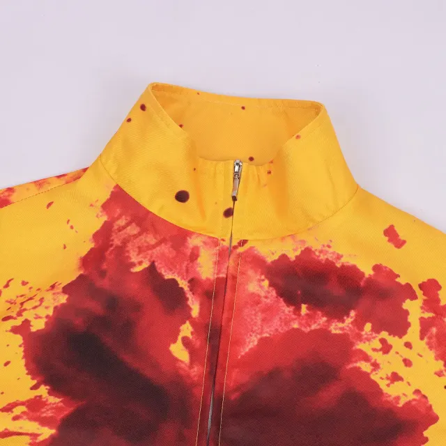 Kill Bill Bride Inspired Yellow Cosplay Tracksuit Set detail 4