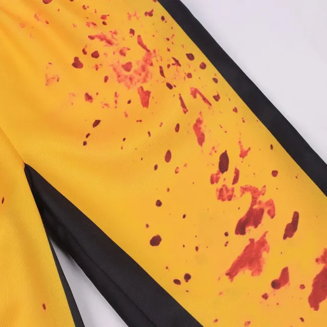 Kill Bill Bride Inspired Yellow Cosplay Tracksuit Set detail 12