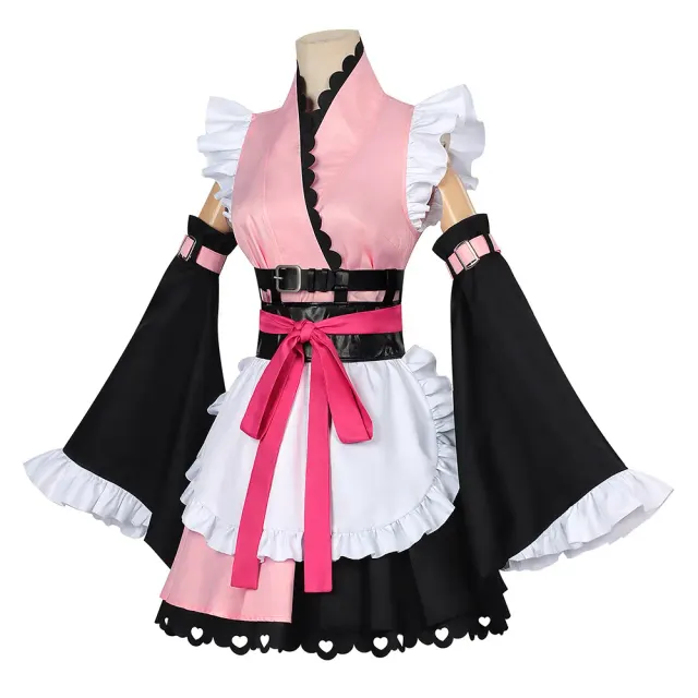 Komazawa Noi Cosplay Maid Set with Ears, Horns & Plush Tail detail 2