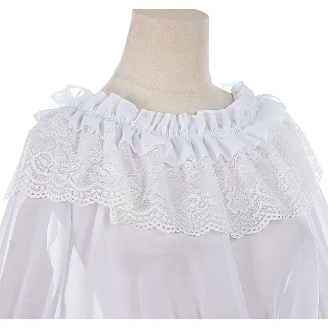 Lolita Long-Sleeve Off-Shoulder Princess Inner Top Halloween detail 1