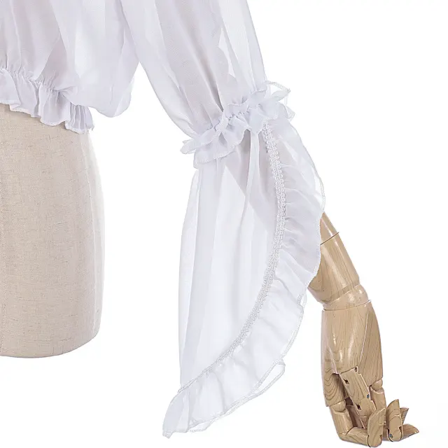Lolita Long-Sleeve Off-Shoulder Princess Inner Top Halloween detail 2
