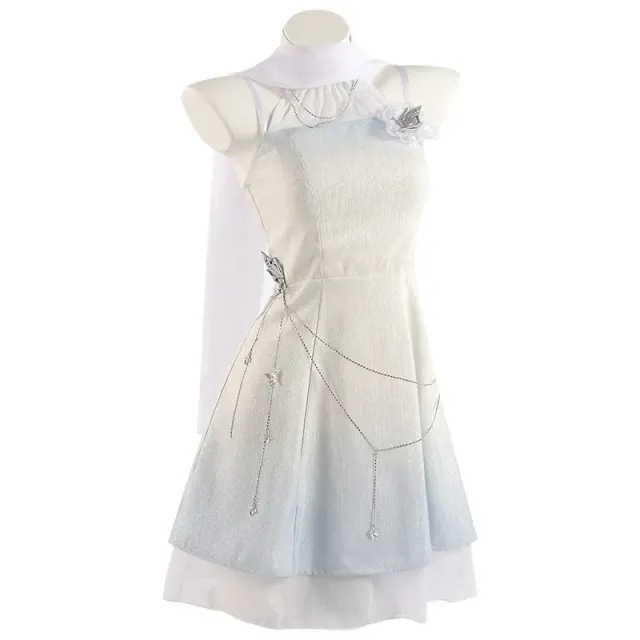Love and Deepspace Main Character Cosplay Short Dress detail 3