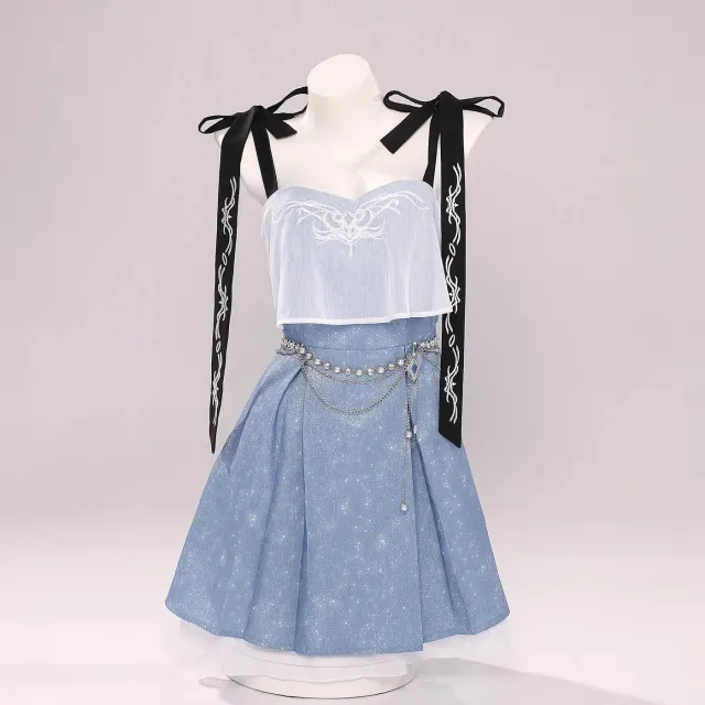 Love and Deepspace Main Character Cosplay Short Dress detail 15