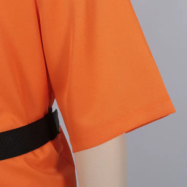 Luigi-Inspired American Prisoner Jumpsuit Cosplay Costume Unisex detail 5