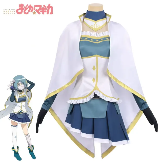 Sayaka cosplay costume from Madoka Magica in the Walpurgisnacht Rising style.