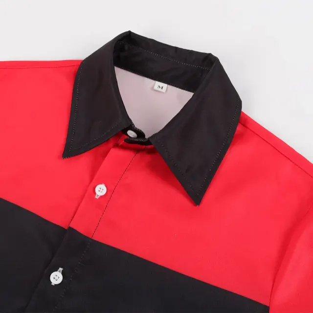 Manny Burger Shop Staff Cosplay Uniform Two-Piece Set detail 3