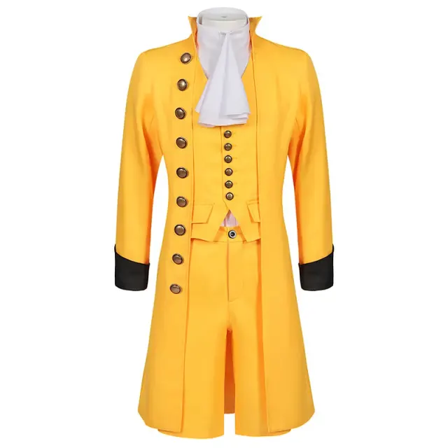 Medieval British Court Costume Set for Halloween Stage Cosplay detail 3