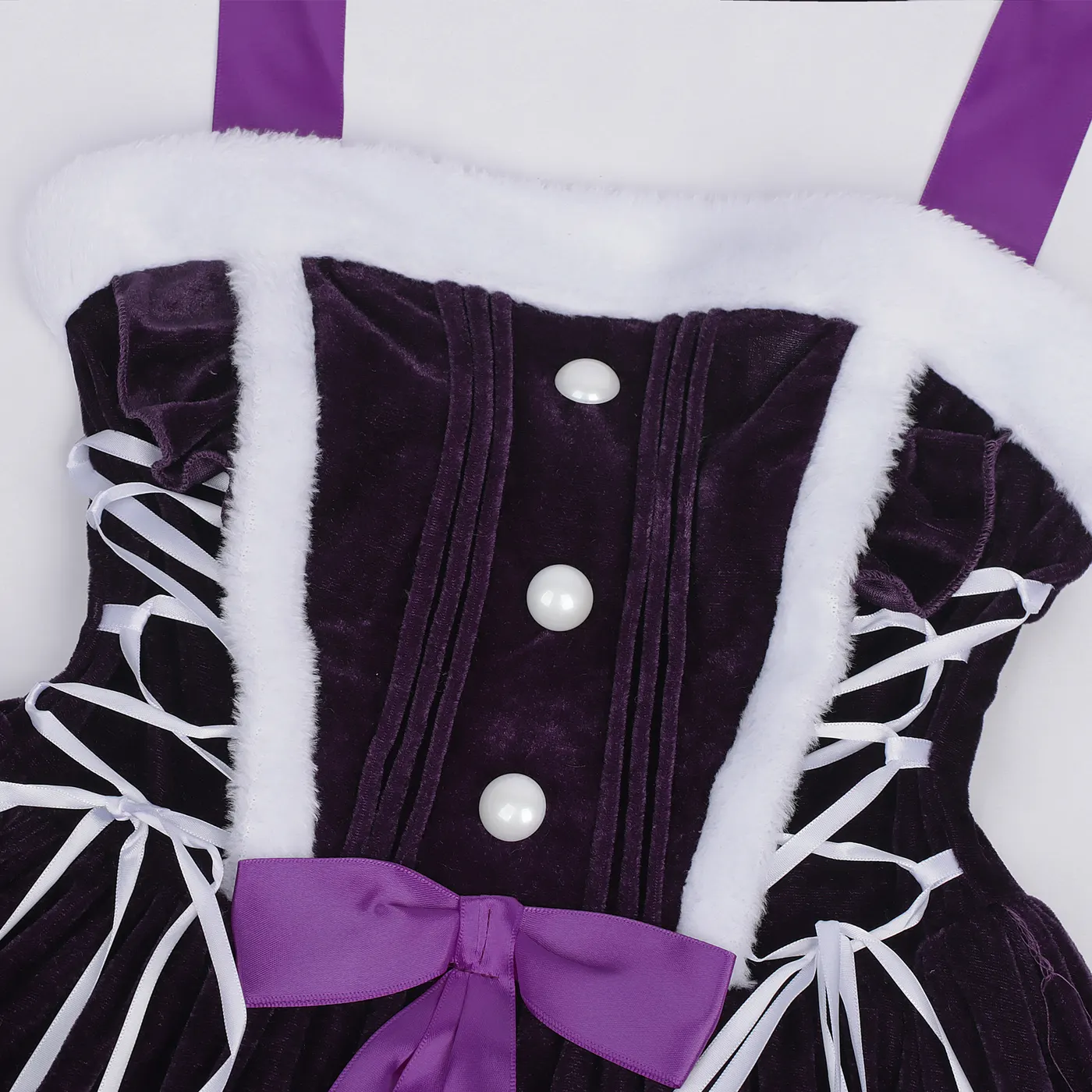 Medieval Sweet Christmas Cosplay Camisole Stage Costume detail 17