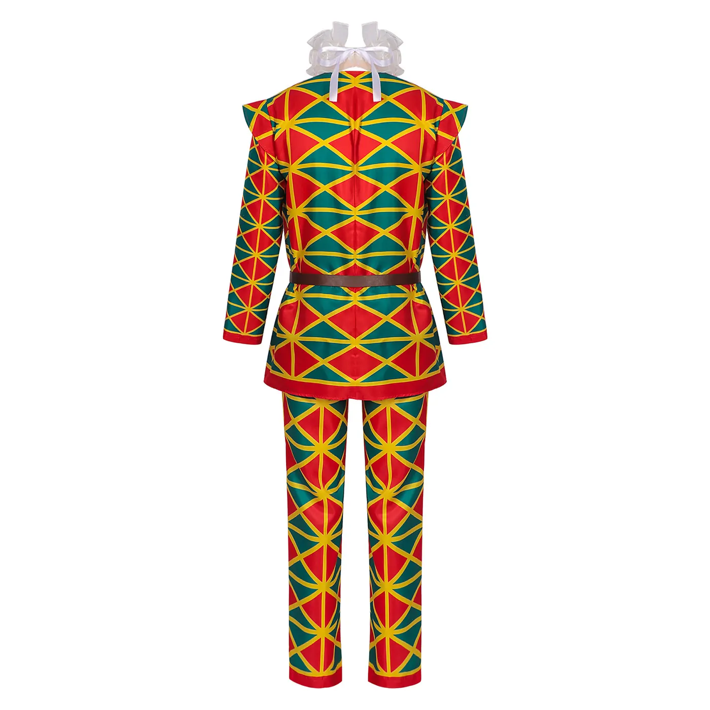 Medieval Circus Clown Couples Costume for Halloween Cosplay detail 13