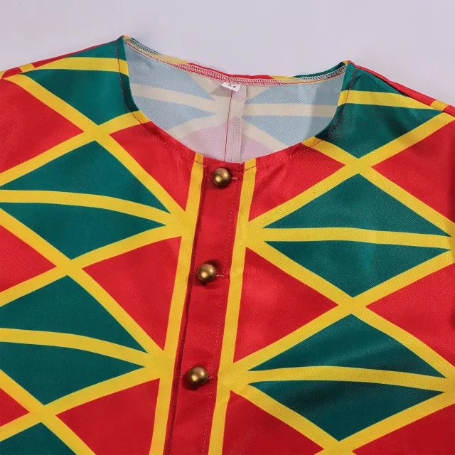detalle de Disfraz de payaso de circo medieval para parejas, para cosplay de Halloween 14