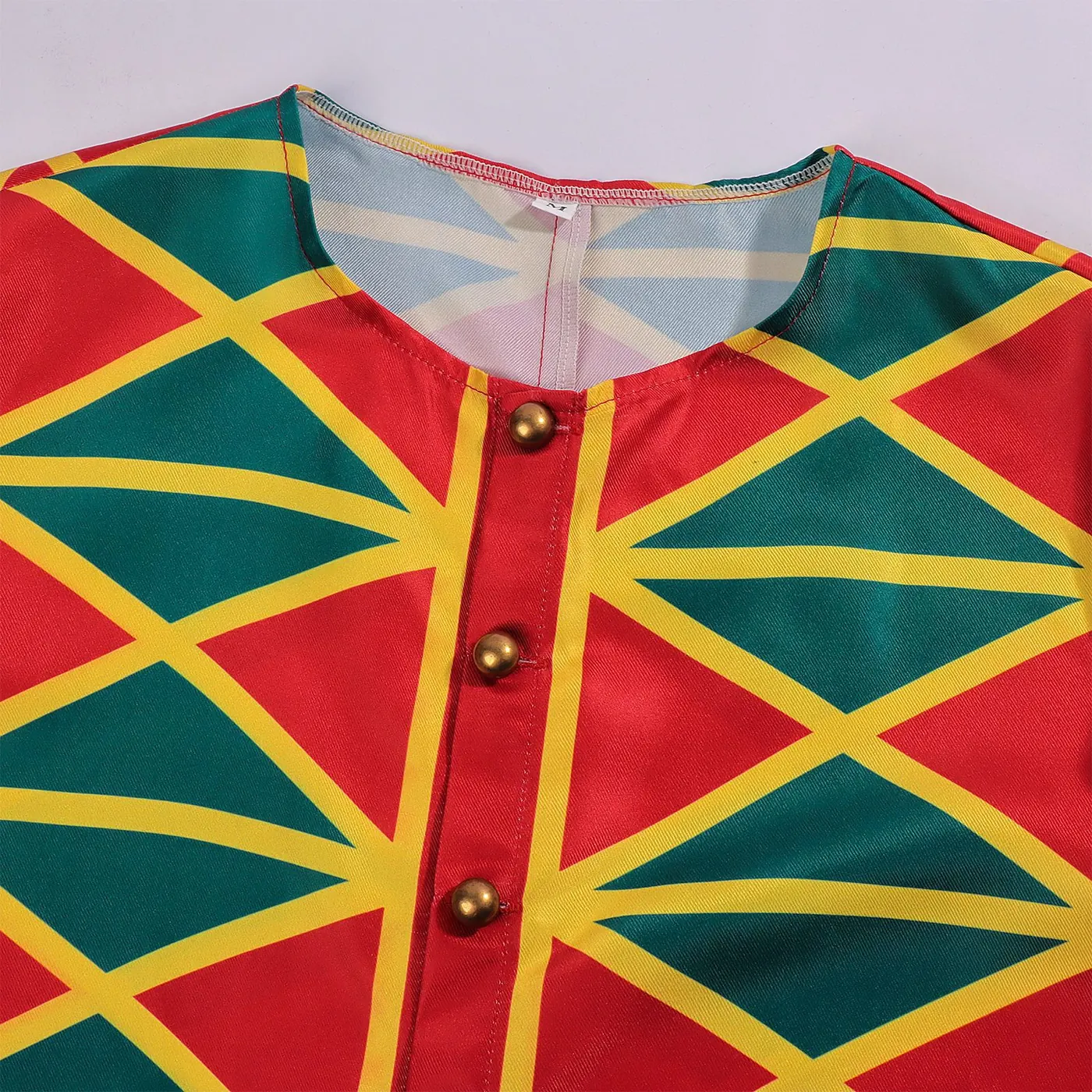 Medieval Circus Clown Couples Costume for Halloween Cosplay detail 14