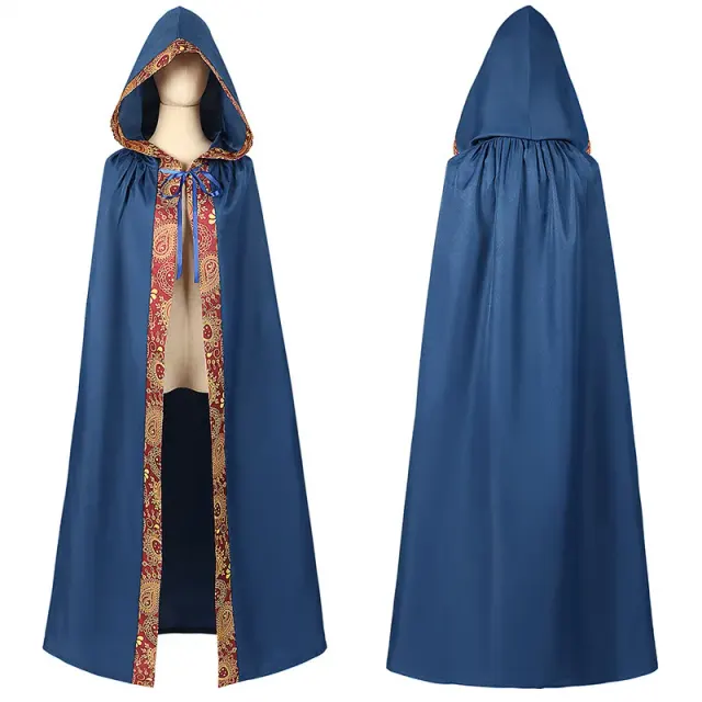 Medieval Clergy Cloak Halloween Cthulhu Cosplay Robe Cape detail 1