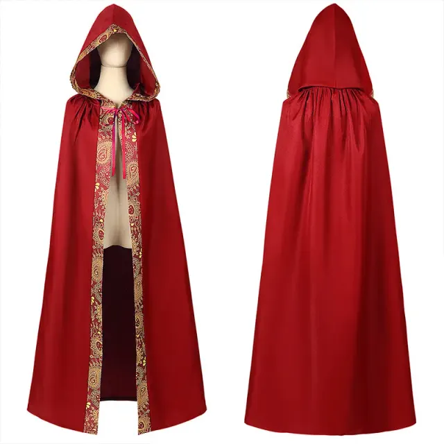 Medieval Clergy Cloak Halloween Cthulhu Cosplay Robe Cape detail 19