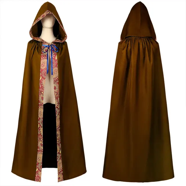 Medieval Clergy Cloak Halloween Cthulhu Cosplay Robe Cape detail 23