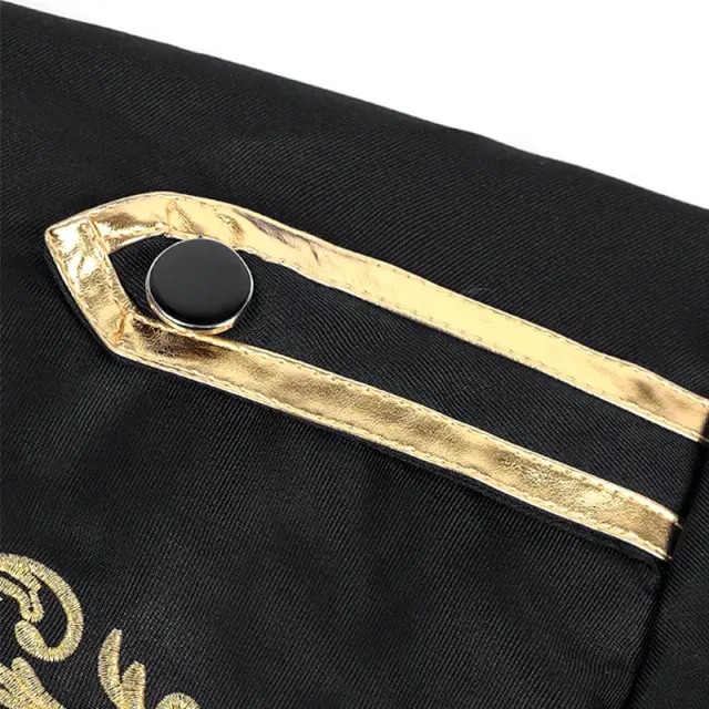Medieval Court Embroidered Men's Prince Suit Set detail 8