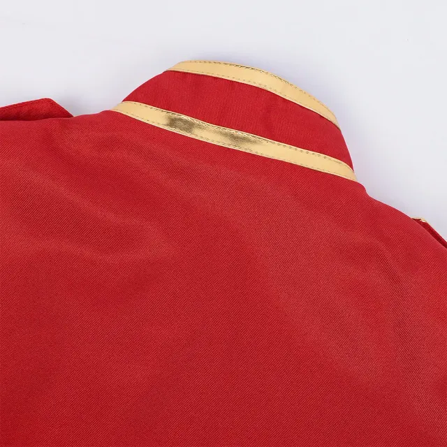 Medieval Court Gold Embroidered Prince Cosplay Jacket detail 13