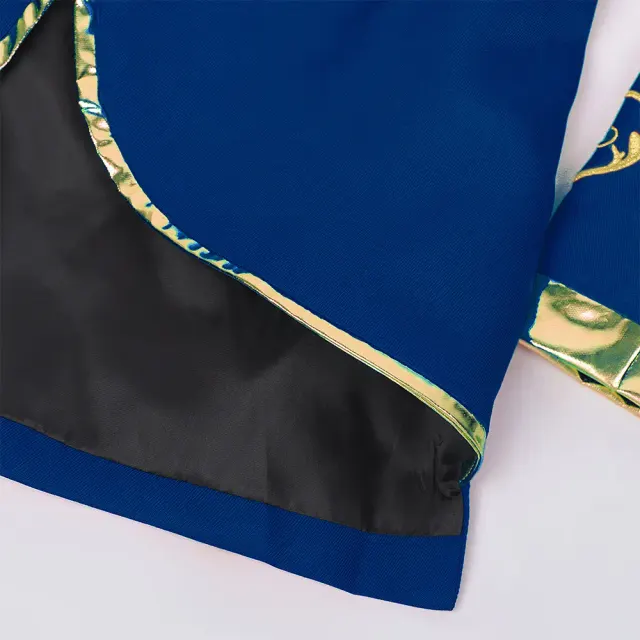 Medieval Court Gold Embroidered Prince Cosplay Jacket detail 17