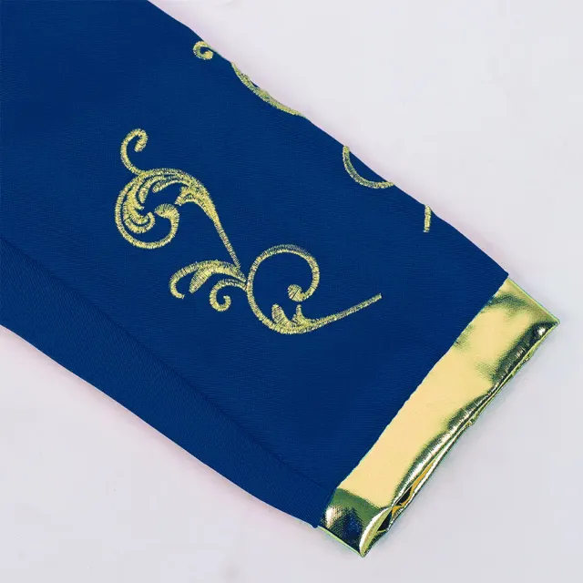 Medieval Court Gold Embroidered Prince Cosplay Jacket detail 18