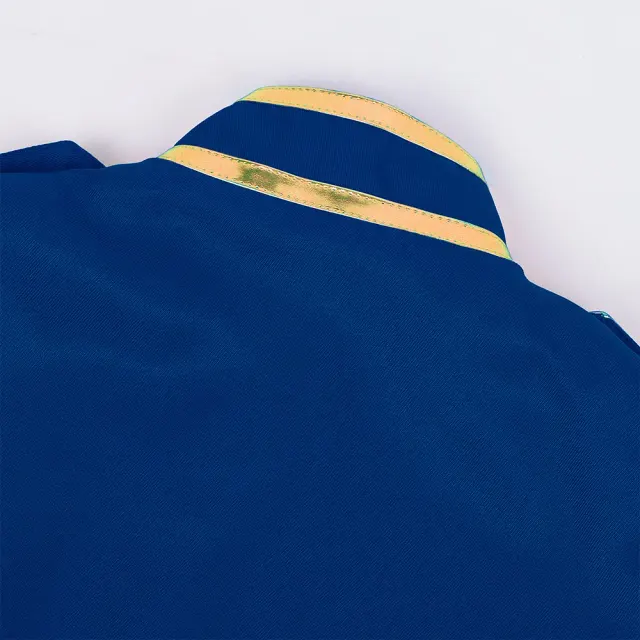 Medieval Court Gold Embroidered Prince Cosplay Jacket detail 19