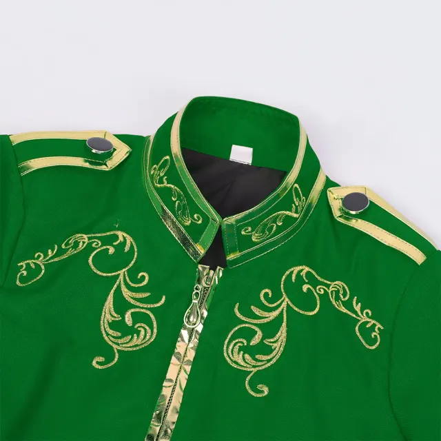 Medieval Court Gold Embroidered Prince Cosplay Jacket detail 20
