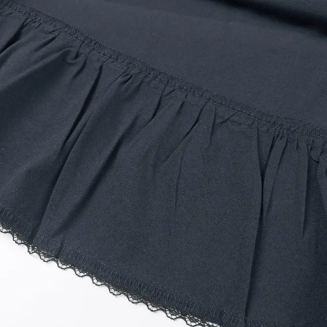 Medieval Gothic Lace-Up Ruffled Full Skirt for Women detail 22