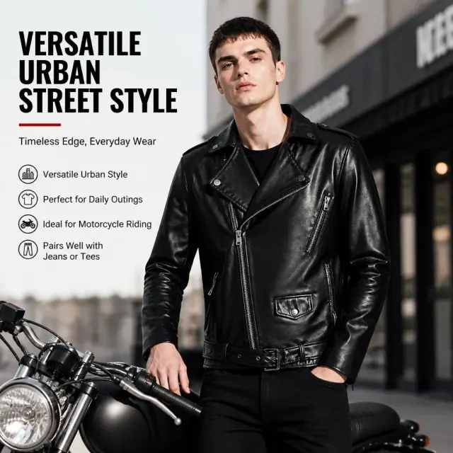 Medieval Gothic Punk Motorcycle Jacket for Stage Costume detail 3