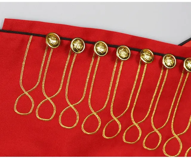 Medieval Gothic Steampunk Drummer Costume for Stage Performance detail 6