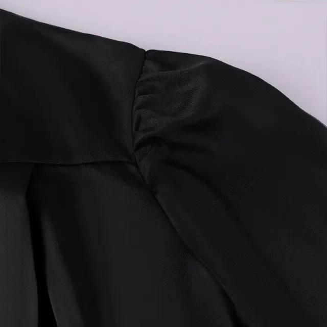 Medieval Stand Collar Grim Reaper Halloween Cosplay Robe detail 6