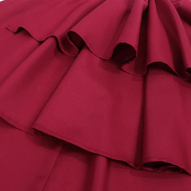 Medieval High-Waisted Pirate Ruffle Cosplay Skirt detail 4