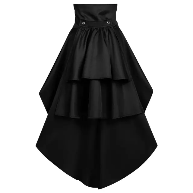 Medieval High-Waisted Pirate Ruffle Cosplay Skirt detail 5