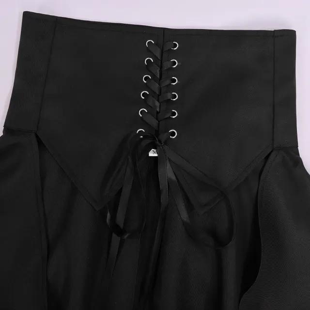 Medieval High-Waisted Pirate Ruffle Cosplay Skirt detail 6