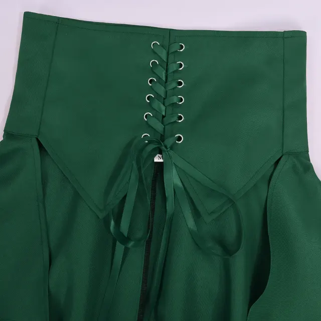 Medieval High-Waisted Pirate Ruffle Cosplay Skirt detail 9
