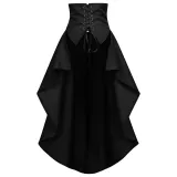 Pirate Ruffle Skirt - Black