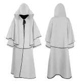 Longue robe cape - Blanc