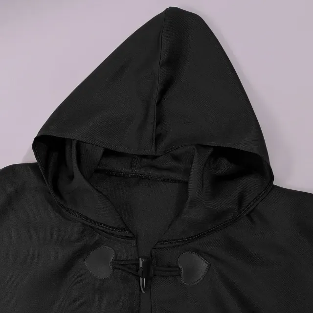 Medieval Hooded Knight Cape for Halloween Cosplay Stage detail 10