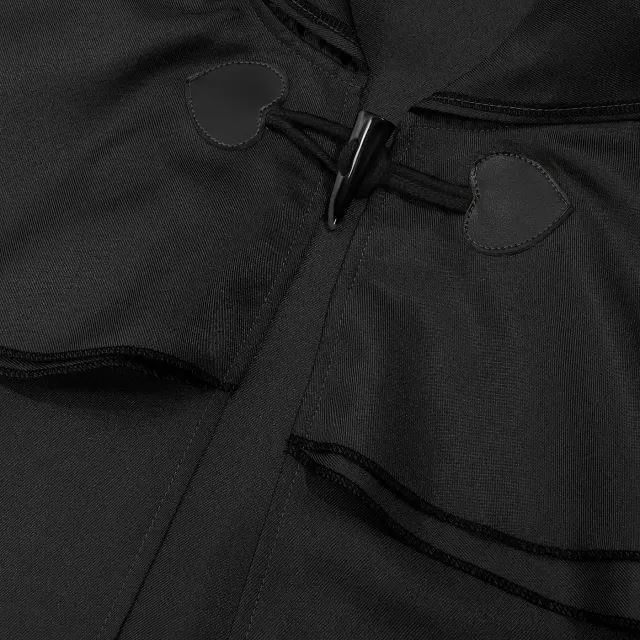 Medieval Hooded Knight Cape for Halloween Cosplay Stage detail 11
