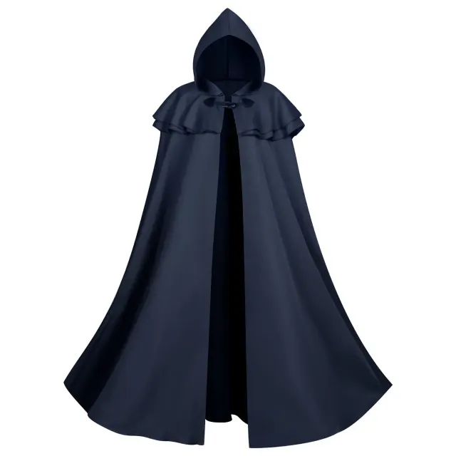 Medieval Hooded Knight Cape for Halloween Cosplay Stage detail 18