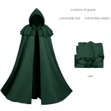 Hooded Cape - Green