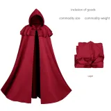 Hooded Cape - Red