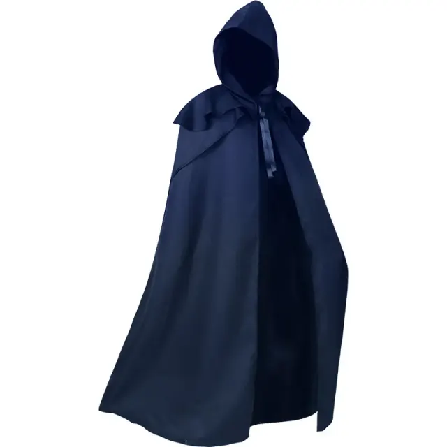 Medieval Hooded Monk Cloak for Halloween Cosplay detail 5