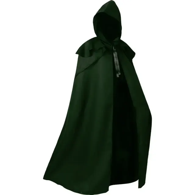 Medieval Hooded Monk Cloak for Halloween Cosplay detail 9